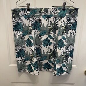 Ripskirt Hawaii Skirt Womens XL Green Floral‎ Swim Coverup Wrap Pool Beach